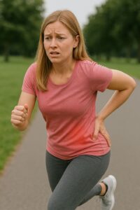 runner in pain